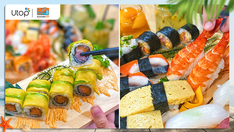 món ăn hấp dẫn tại Sushi KO
